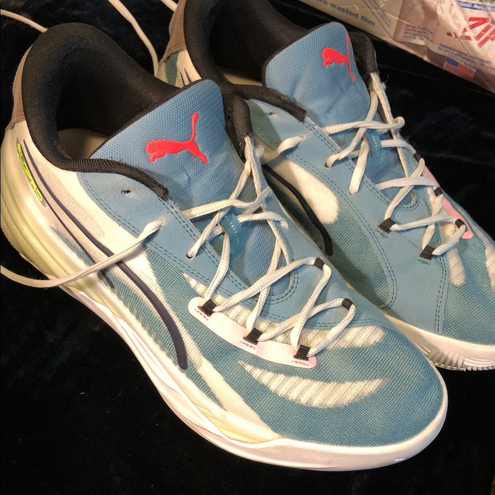 Puma All-Pro Nitro Bold Blue Koral Ice MENS 11